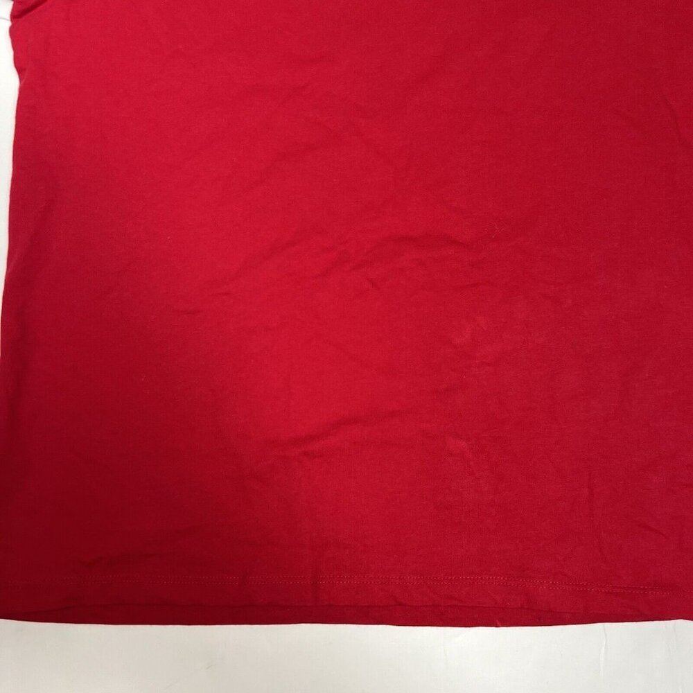 American Summer Women Red Tshirt Size XL 16/18 Peace Love USA Flag Heart NWT - Picture 12 of 12